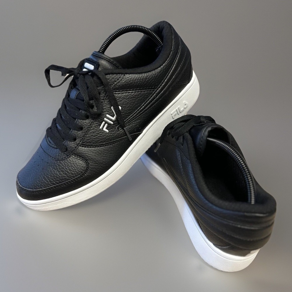 FILA A-LOW TRAINERS‎ SPORTS RUNNING SNEAKERS MEN SHOES BLACK/WHITE SIZE 10